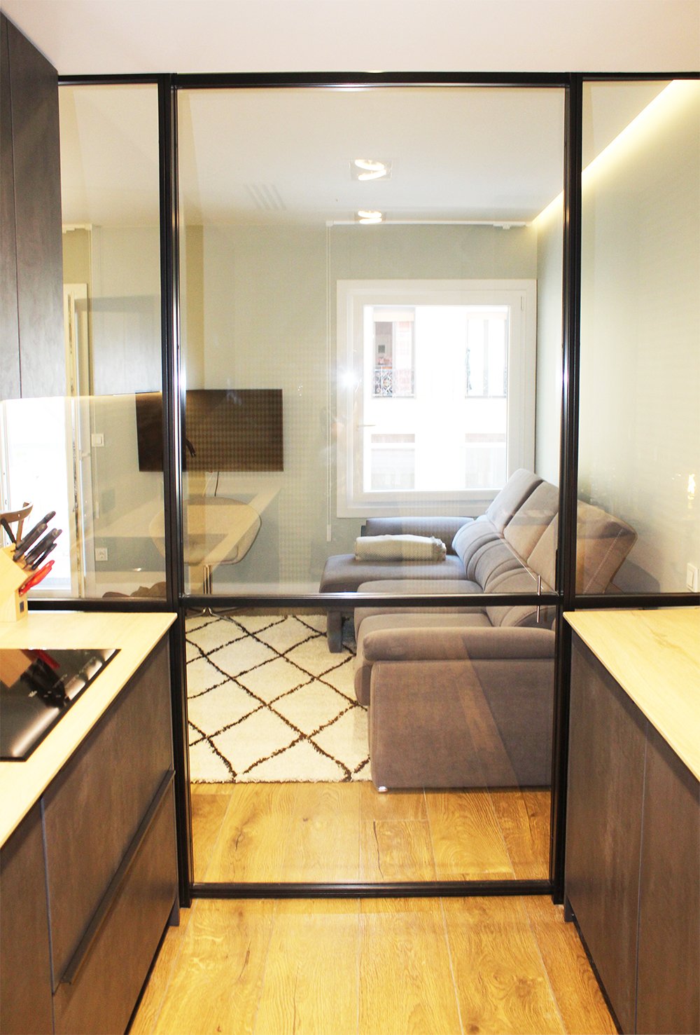 puertas y cerramientos para separar cocina de salon