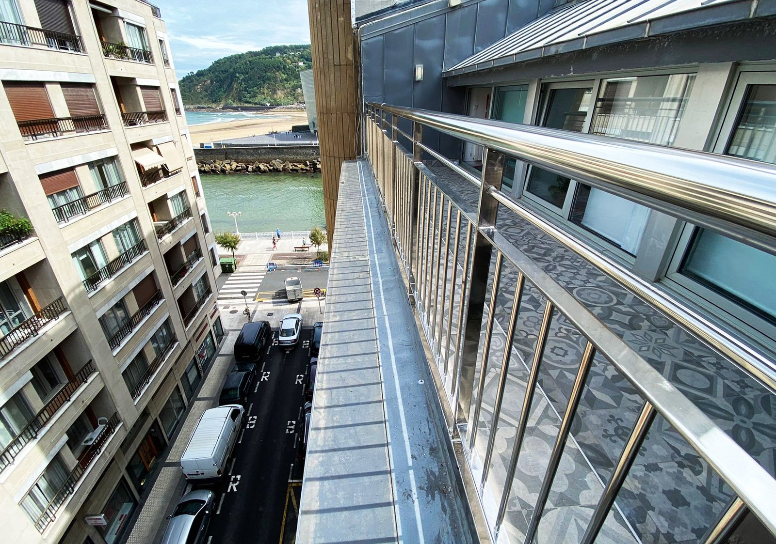 Barandilla de acero inoxidable AISI 316 en San Sebastián-Donostia