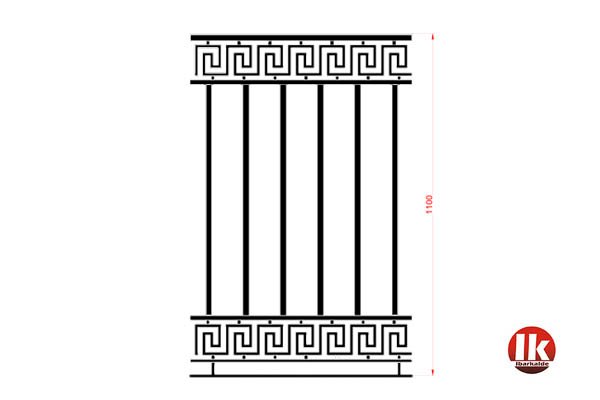 Barandilla de aluminio macizo modelo «Easo» / Diseño de Ibarkalde