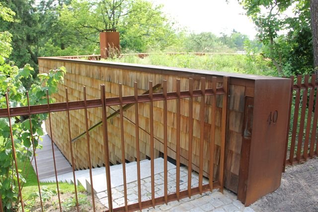 barandillas de acero corten para cerramientos de terrazas en guipuzcoa-gipuzkoa