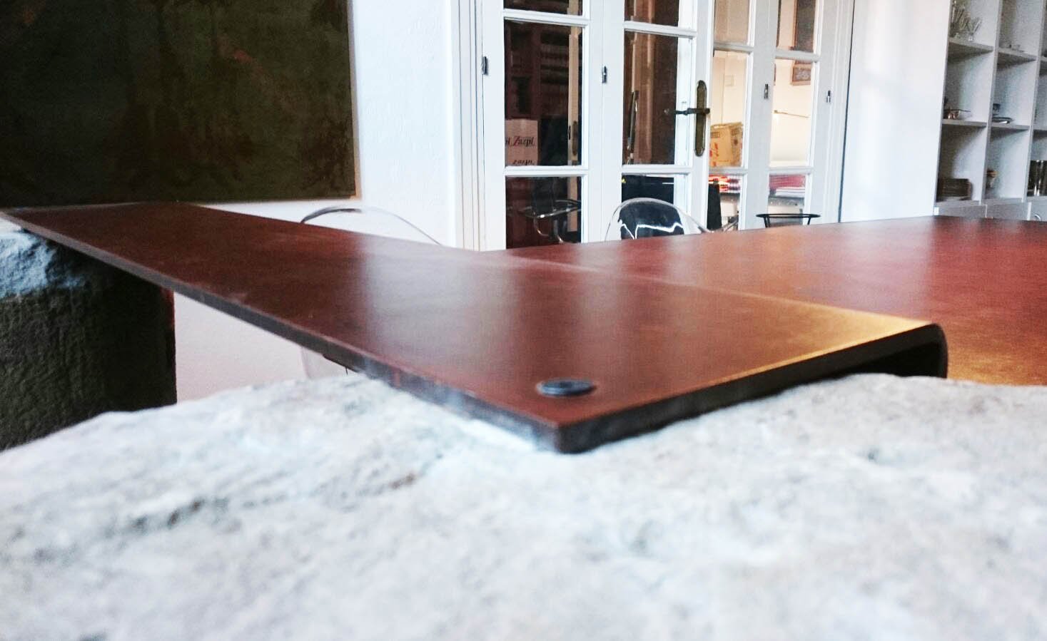 mesas de acero corten en donostia san sebastian