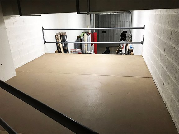 Entreplanta metálica para garaje en Donostia-San Sebastián.