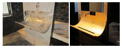 Fabricantes de lavabos de diseno con estructura de acero inoxidable en Gipuzkoa-Guipuzcoa