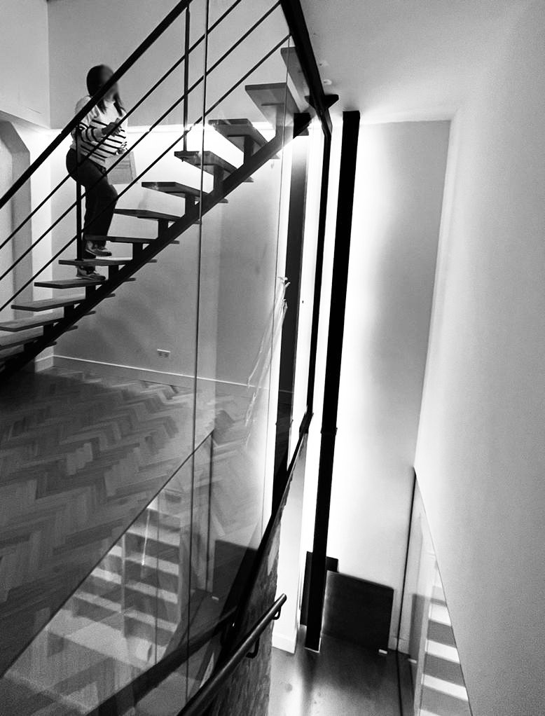 escaleras metalicas de interiores en madrid