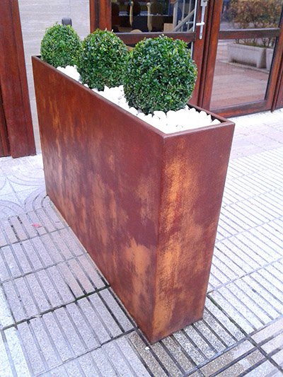 estructuras metálicas para plantas en acero corten en gipuzkoa