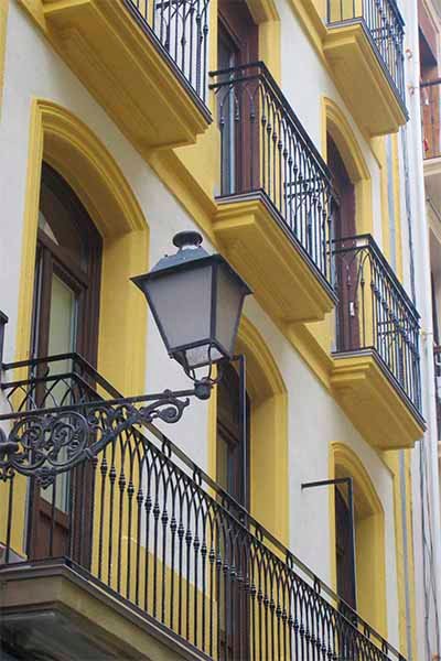 barandillas para balcones historicos en donostia san sebastian