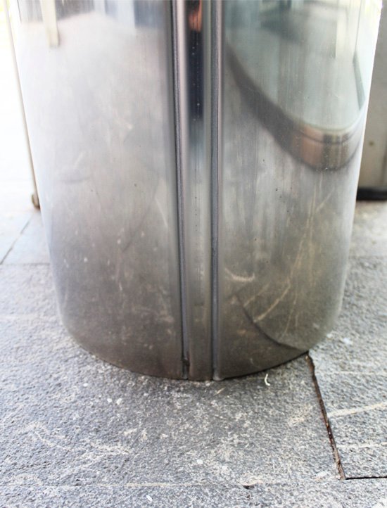 Forros de acero inoxidable AISI 316 para columnas de hierro.