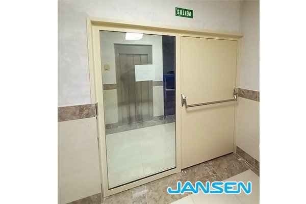 Puertas Jansen y vidrio antifuego EI120 en Tafalla